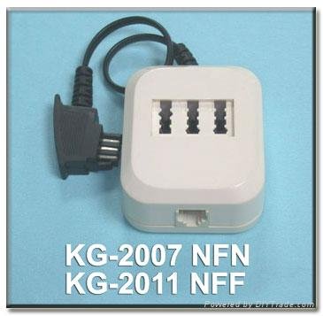 German Telephone Cable, TAE Plug to 3x6 NFN(NFF) Kupplung... 2
