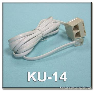 US Telephone Extension Cord 4