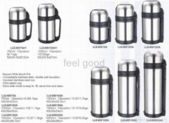 stainless steel vacuum wide mouth pot