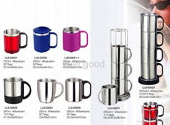 stainless steel coffee cup