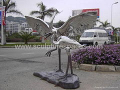 stainless steel sculptures