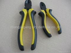 Diagonal cutting plier