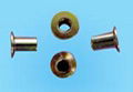 semi-tubular rivets