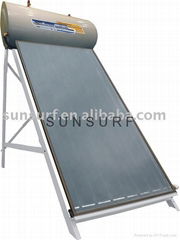 Solar Water Heater with Flat Panel