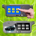 Touch screen SunVisor car DVD player/TV