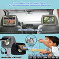 headrest car DVD player with Game,USB,IR 3