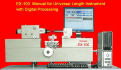 EX-100 Manual for Universal Length Instrument with Digital Processing