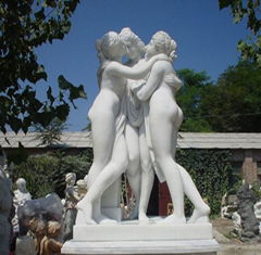 garden sculpture, marble carving statue,