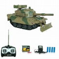 1:16 radio controlled German tiger shooting tank 1