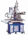 Flat heat transfer machine with rubber