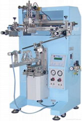 Pneumatic flat and cylindrical screen printer