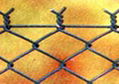 Chain link fence