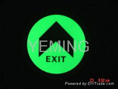 Photoluminescent Exit Sign