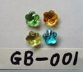 Glass Round beads,Crystal  Fitting 1