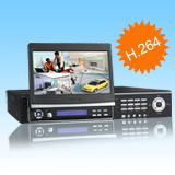 DVR  4Channel H.264 7"TFT Monitor (hidden)