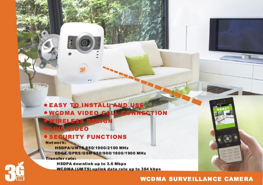 IP Camera 3G Mobile view and remote