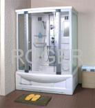 shower room, steam room, shower cabin, sauna room