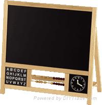 wooden blackboard