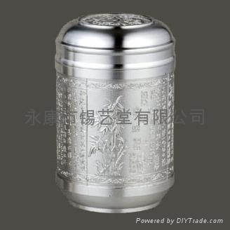 兰亭序|锡器茶叶罐