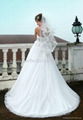 Organza Strapless A-Line Elegant Wedding Dress WD-3575 3