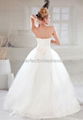 Tulle Strapless Ball Gown Simple Wedding