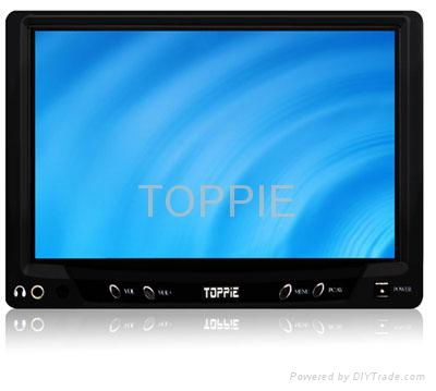 TOPPIE 7 inches Headrest Touch Screen TFT-LCD Monitor