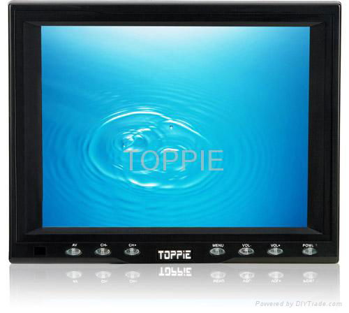 Toppie 8 inches VGA touch screen desktop car TFT-LCD monitor for car PC or GPS