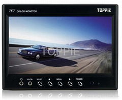 Toppie 7'' Car Headrest TFT LCD Monitor with in car TV