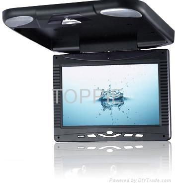 Toppie 9.2 inches Roof Mount car TFT-LCD monitor with TV/DVCD/CD/MP3/MP4 Player