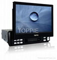 Toppie 7 inches VGA Touch Screen Fully-Motorized In-Dash Car TFT-LCD Monitor   1