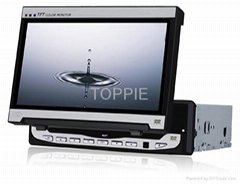 Toppie 7'' In-Dash  TFT-LCD Monitor with TV/DVD Player/CD Player/MP3 player