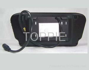 TOPPIE 7" rearview car mirror TFT-LCD monitor for car parking sensor system 3