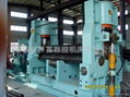 Upper roller universal three-roller rolling machine