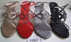 Lady dress sandals(F001-1)