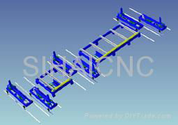 CNC Automatic I-steel(Heavy steel)(Box-Beam)Production Line 4