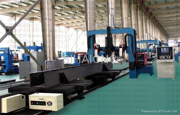 CNC U-Shape & Strengthening Rib Assembling & Welding Machine of Box-Beam 