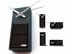 Solar table clock