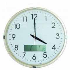 LCD Radio Controlled Wall Clock