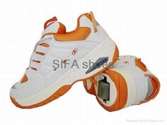 fashionable style of single roller shoes