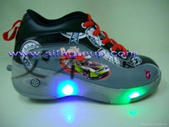 single roller shoes with lights