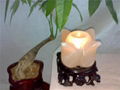 crystal salt candle holder 5