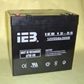 12v55ah sealed lead acid battery 1