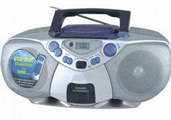 PORTABLE VCD RADIO CASSETTE RECORDER BOOMBOX 