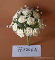 Artificial rose and flowers,bridal flowers,artificial wedding rose and flowers 3