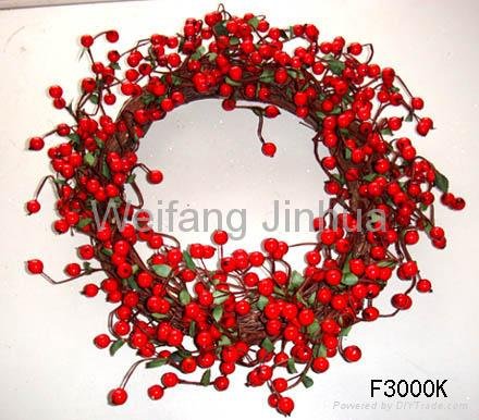 fruit wreath,beaded wreath,handcrafted metal wreath,wall wreath,wall decoration 4