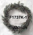 artificial  wreath,Christmas wreath,candle ring,hanging ring 4