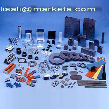 Ferrite magnet, NdFeB magnet, Rubber magnet, Alnico magnet, Plastic magnet ect.