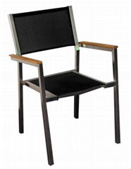 Stainless Steel Textilene Chair