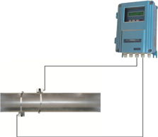 Clamp-On Type Ultrasonic Flow Meter 