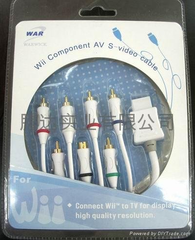wii Component AV s-video cabl